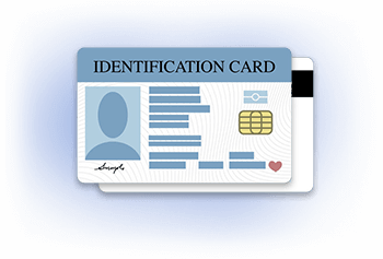 A copy of a Passport, Driving Licence or Identity Card is Required to Verify a Player's Identity