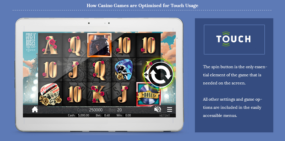 Slots Developed by NetEnt Touch are Optimised for Mobile Play